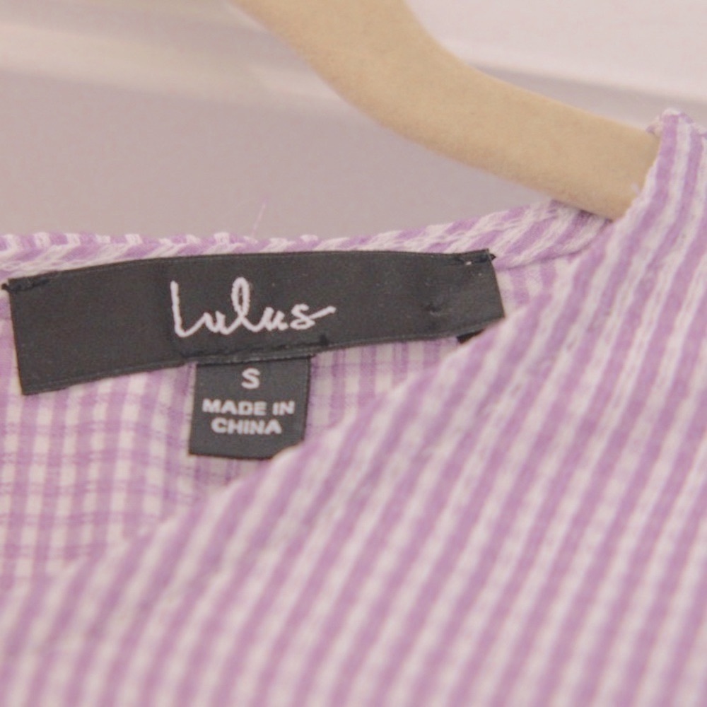 NWOT Lulu’s Purple Midi Dress - Picture 3 of 3